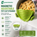 greenislandnz™ Magnetic Adjustable Pot Clip Strainer